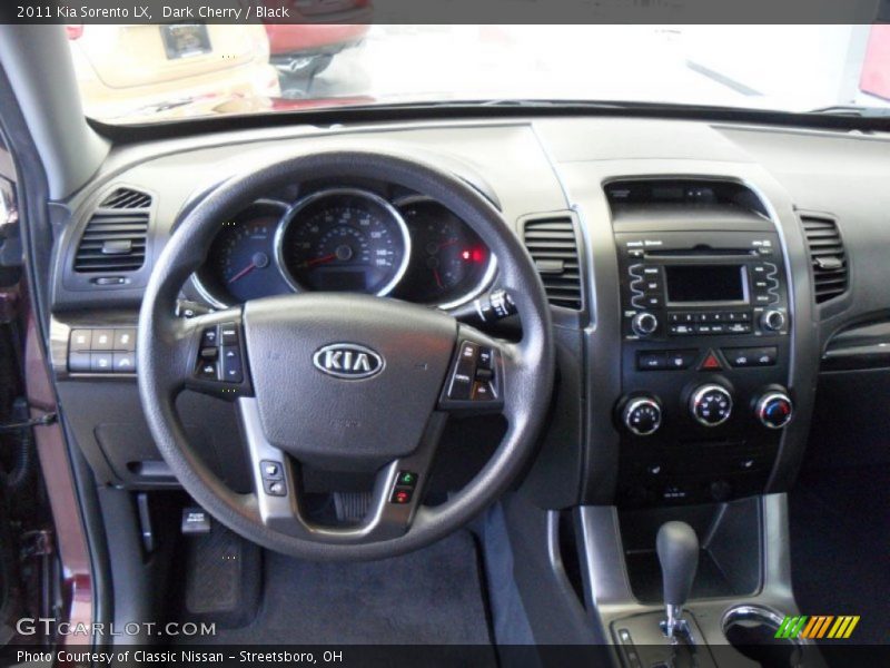 Dark Cherry / Black 2011 Kia Sorento LX