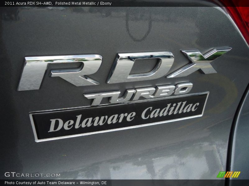 Polished Metal Metallic / Ebony 2011 Acura RDX SH-AWD