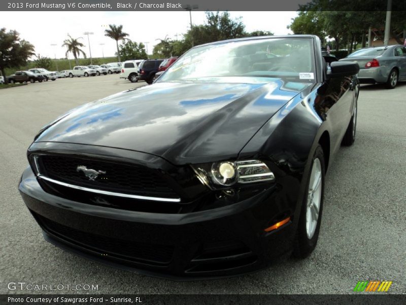 Black / Charcoal Black 2013 Ford Mustang V6 Convertible