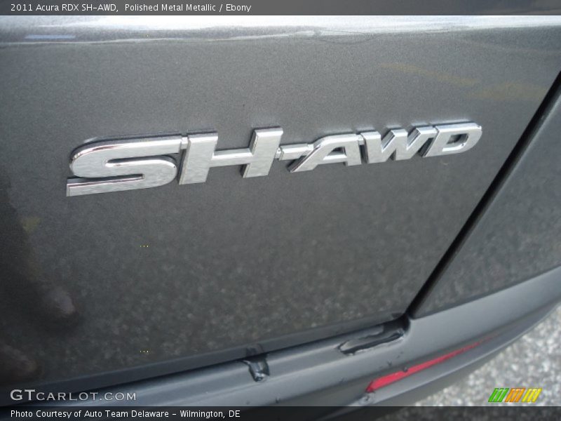 Polished Metal Metallic / Ebony 2011 Acura RDX SH-AWD