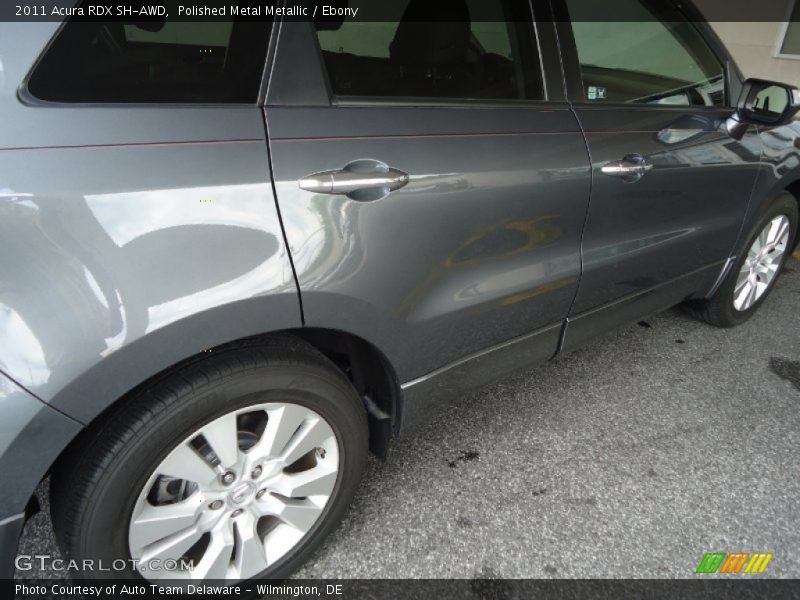 Polished Metal Metallic / Ebony 2011 Acura RDX SH-AWD