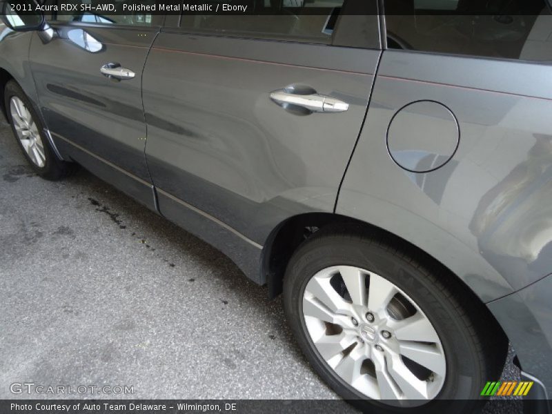 Polished Metal Metallic / Ebony 2011 Acura RDX SH-AWD