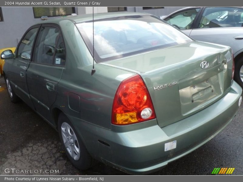 Quartz Green / Gray 2004 Hyundai Accent GL Sedan