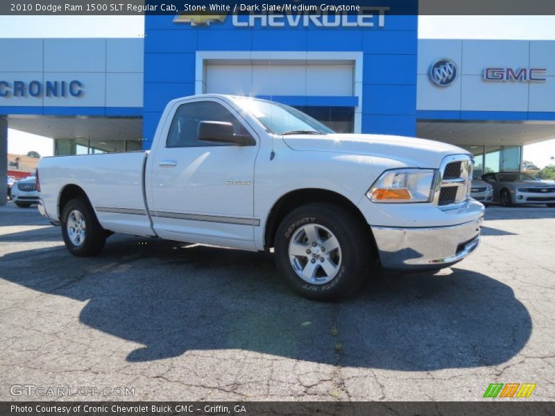 Stone White / Dark Slate/Medium Graystone 2010 Dodge Ram 1500 SLT Regular Cab