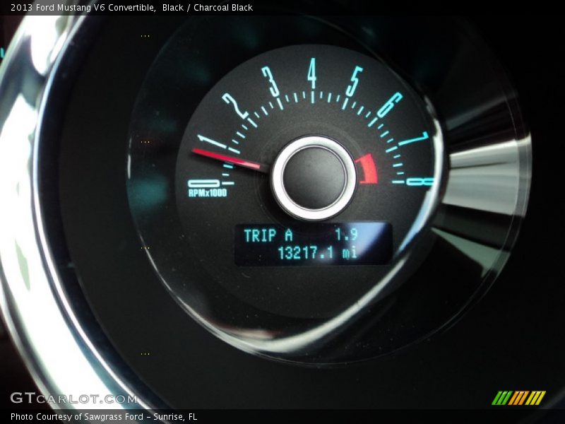 Black / Charcoal Black 2013 Ford Mustang V6 Convertible