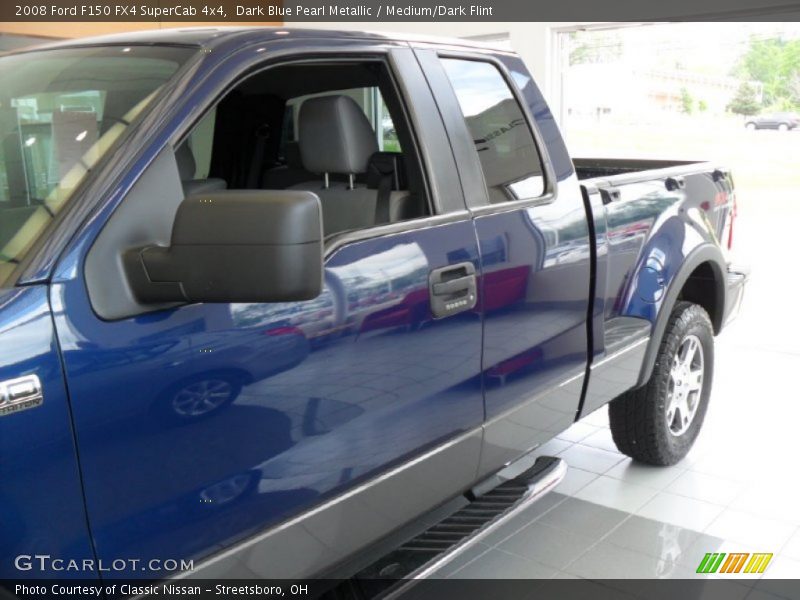 Dark Blue Pearl Metallic / Medium/Dark Flint 2008 Ford F150 FX4 SuperCab 4x4