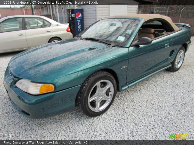 Front 3/4 View of 1998 Mustang GT Convertible