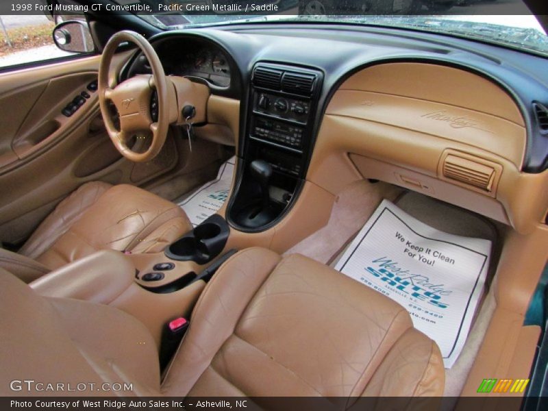  1998 Mustang GT Convertible Saddle Interior