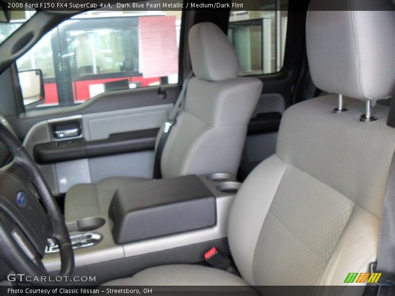 Front Seat of 2008 F150 FX4 SuperCab 4x4