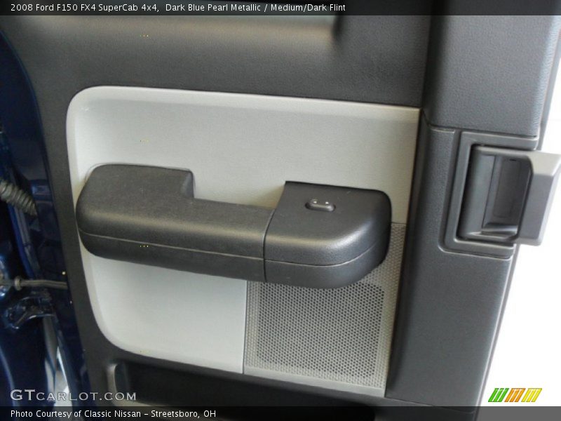 Dark Blue Pearl Metallic / Medium/Dark Flint 2008 Ford F150 FX4 SuperCab 4x4