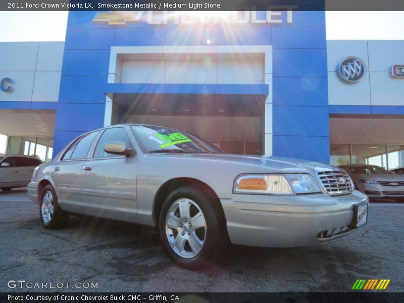 Smokestone Metallic / Medium Light Stone 2011 Ford Crown Victoria LX