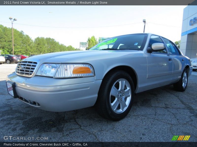 Smokestone Metallic / Medium Light Stone 2011 Ford Crown Victoria LX