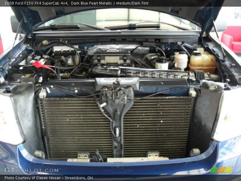 Dark Blue Pearl Metallic / Medium/Dark Flint 2008 Ford F150 FX4 SuperCab 4x4