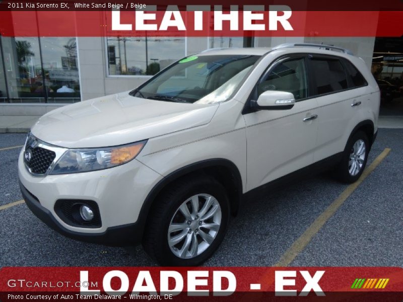 White Sand Beige / Beige 2011 Kia Sorento EX