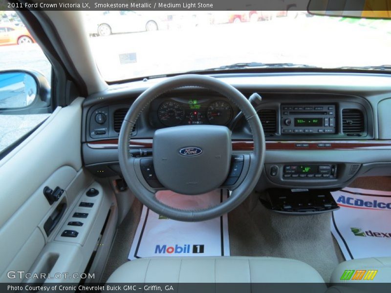 Smokestone Metallic / Medium Light Stone 2011 Ford Crown Victoria LX
