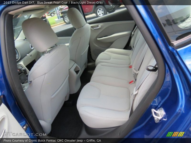 Blue Streak Pearl Coat / Black/Light Diesel Gray 2013 Dodge Dart SXT