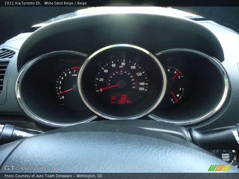 White Sand Beige / Beige 2011 Kia Sorento EX