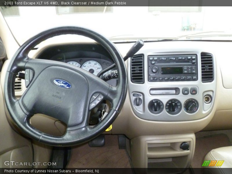 Black Clearcoat / Medium Dark Pebble 2003 Ford Escape XLT V6 4WD