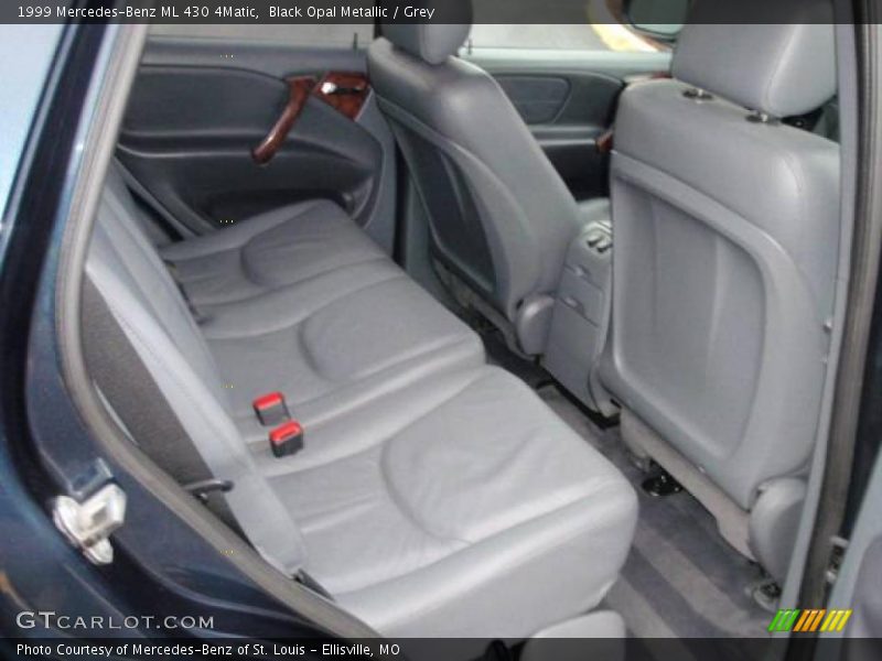 Black Opal Metallic / Grey 1999 Mercedes-Benz ML 430 4Matic