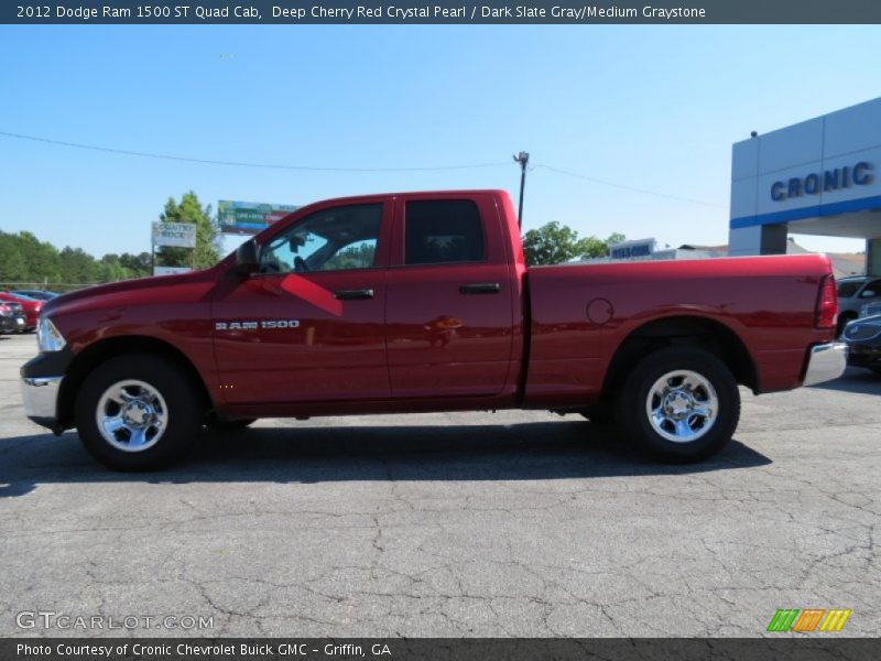Deep Cherry Red Crystal Pearl / Dark Slate Gray/Medium Graystone 2012 Dodge Ram 1500 ST Quad Cab