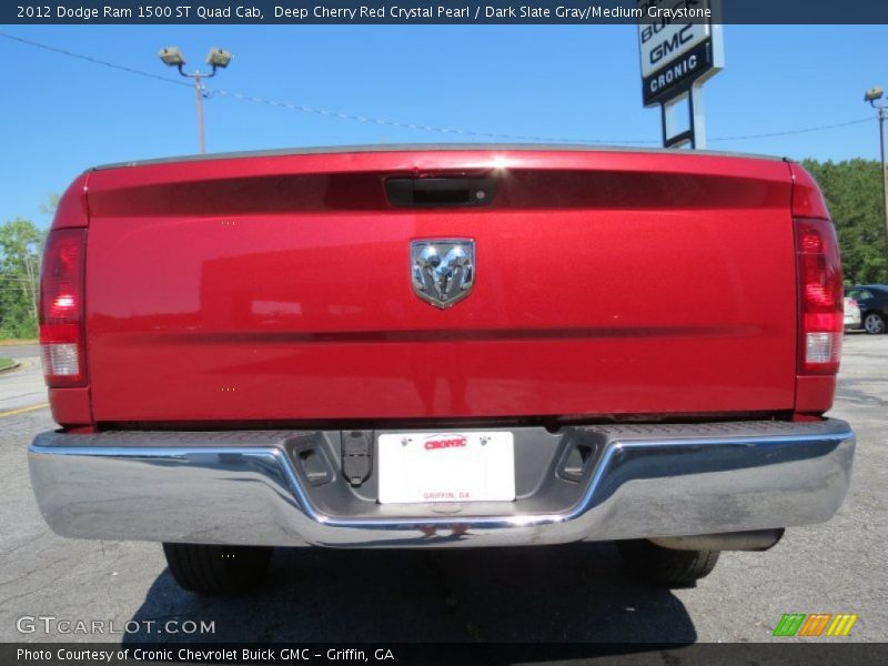 Deep Cherry Red Crystal Pearl / Dark Slate Gray/Medium Graystone 2012 Dodge Ram 1500 ST Quad Cab