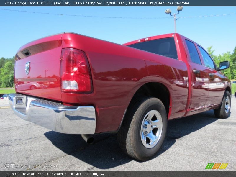 Deep Cherry Red Crystal Pearl / Dark Slate Gray/Medium Graystone 2012 Dodge Ram 1500 ST Quad Cab