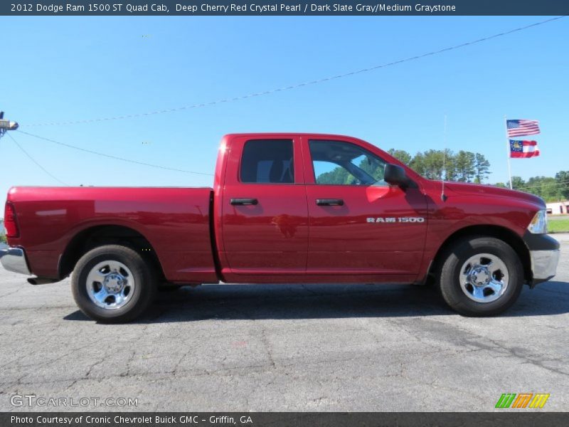 Deep Cherry Red Crystal Pearl / Dark Slate Gray/Medium Graystone 2012 Dodge Ram 1500 ST Quad Cab