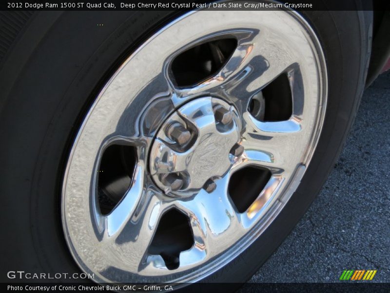 Deep Cherry Red Crystal Pearl / Dark Slate Gray/Medium Graystone 2012 Dodge Ram 1500 ST Quad Cab