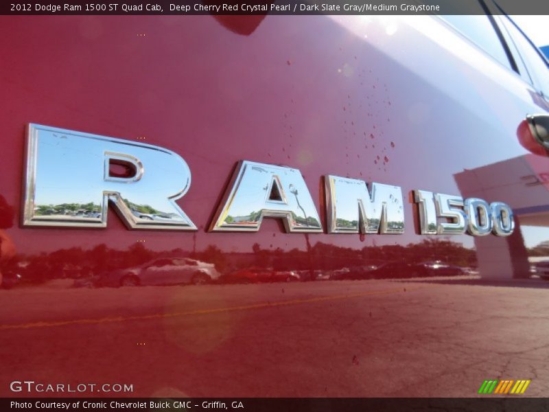 Deep Cherry Red Crystal Pearl / Dark Slate Gray/Medium Graystone 2012 Dodge Ram 1500 ST Quad Cab