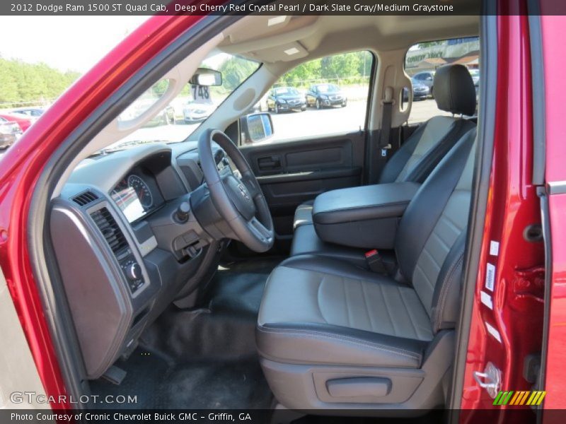 Deep Cherry Red Crystal Pearl / Dark Slate Gray/Medium Graystone 2012 Dodge Ram 1500 ST Quad Cab