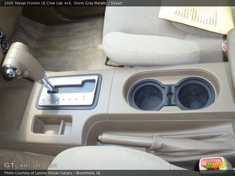 Storm Gray Metallic / Desert 2005 Nissan Frontier LE Crew Cab 4x4