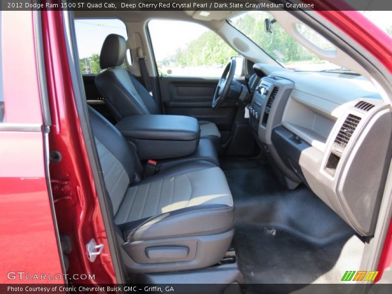 Deep Cherry Red Crystal Pearl / Dark Slate Gray/Medium Graystone 2012 Dodge Ram 1500 ST Quad Cab