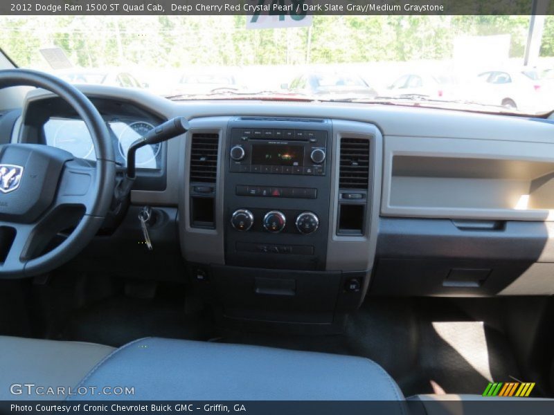 Deep Cherry Red Crystal Pearl / Dark Slate Gray/Medium Graystone 2012 Dodge Ram 1500 ST Quad Cab