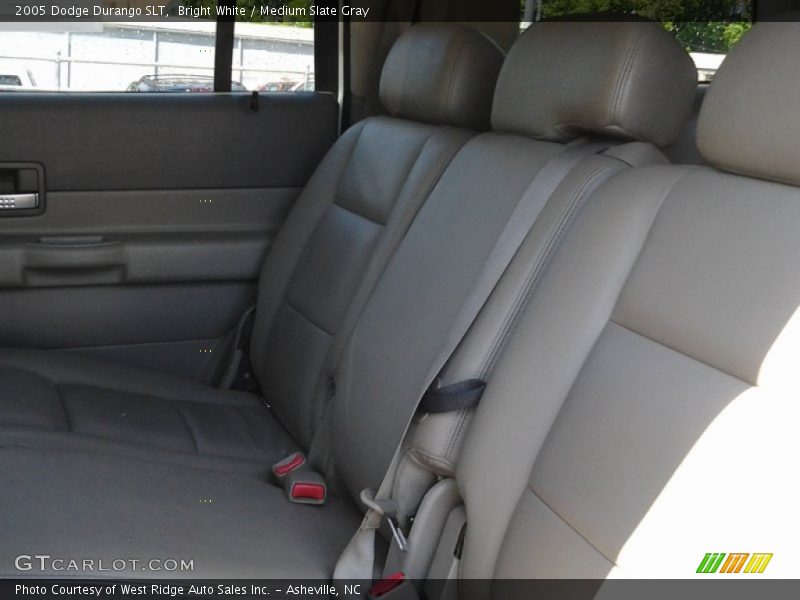 Bright White / Medium Slate Gray 2005 Dodge Durango SLT