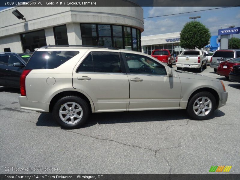 Gold Mist / Cocoa/Cashmere 2009 Cadillac SRX V6