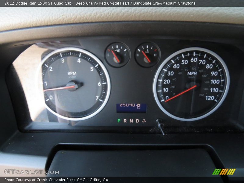 Deep Cherry Red Crystal Pearl / Dark Slate Gray/Medium Graystone 2012 Dodge Ram 1500 ST Quad Cab