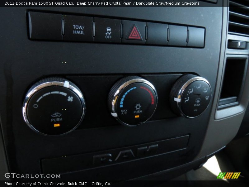 Deep Cherry Red Crystal Pearl / Dark Slate Gray/Medium Graystone 2012 Dodge Ram 1500 ST Quad Cab