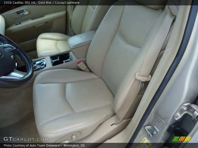 Gold Mist / Cocoa/Cashmere 2009 Cadillac SRX V6