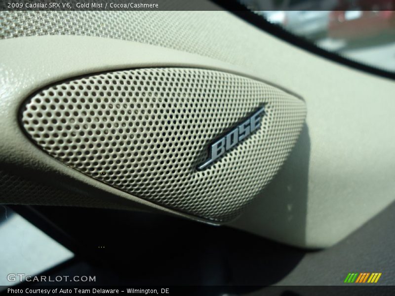 Gold Mist / Cocoa/Cashmere 2009 Cadillac SRX V6