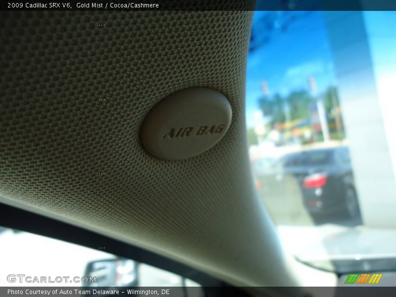 Gold Mist / Cocoa/Cashmere 2009 Cadillac SRX V6