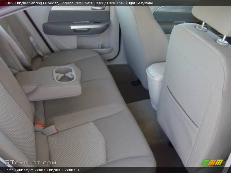 Inferno Red Crystal Pearl / Dark Khaki/Light Graystone 2009 Chrysler Sebring LX Sedan