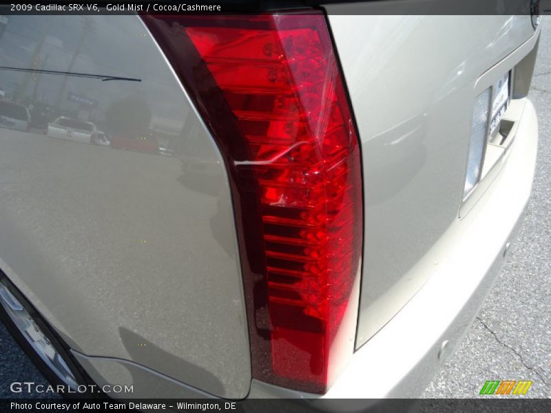 Gold Mist / Cocoa/Cashmere 2009 Cadillac SRX V6