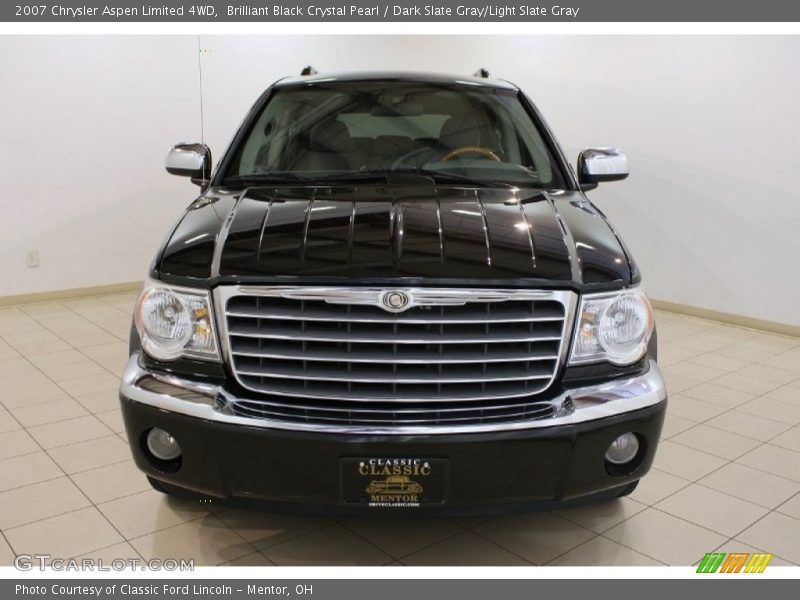 Brilliant Black Crystal Pearl / Dark Slate Gray/Light Slate Gray 2007 Chrysler Aspen Limited 4WD