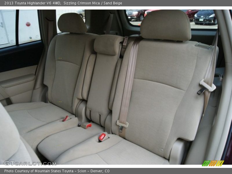 Sizzling Crimson Mica / Sand Beige 2013 Toyota Highlander V6 4WD