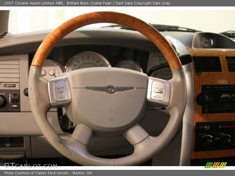 Brilliant Black Crystal Pearl / Dark Slate Gray/Light Slate Gray 2007 Chrysler Aspen Limited 4WD