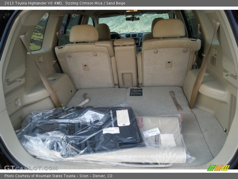 Sizzling Crimson Mica / Sand Beige 2013 Toyota Highlander V6 4WD