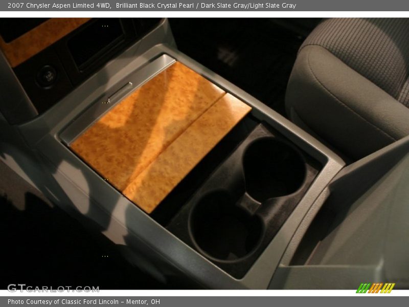 Brilliant Black Crystal Pearl / Dark Slate Gray/Light Slate Gray 2007 Chrysler Aspen Limited 4WD