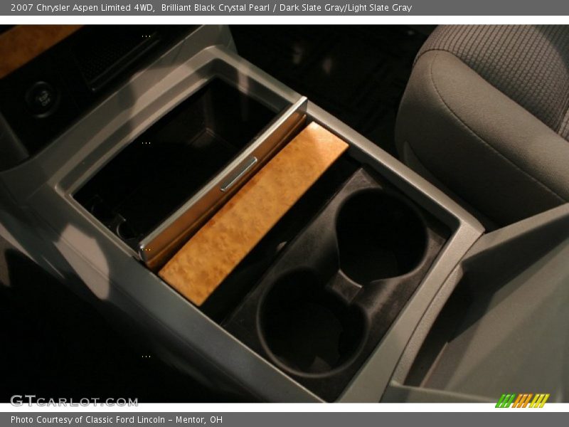Brilliant Black Crystal Pearl / Dark Slate Gray/Light Slate Gray 2007 Chrysler Aspen Limited 4WD