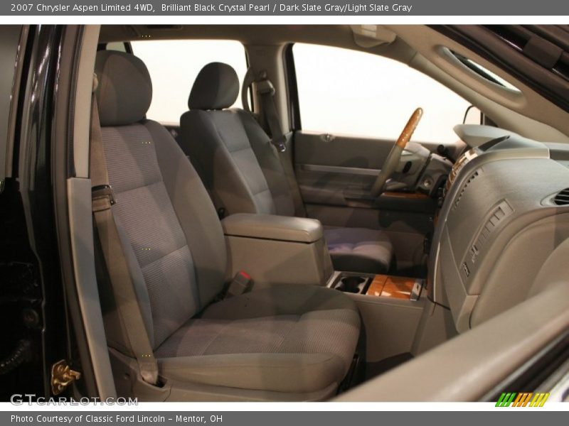 Brilliant Black Crystal Pearl / Dark Slate Gray/Light Slate Gray 2007 Chrysler Aspen Limited 4WD