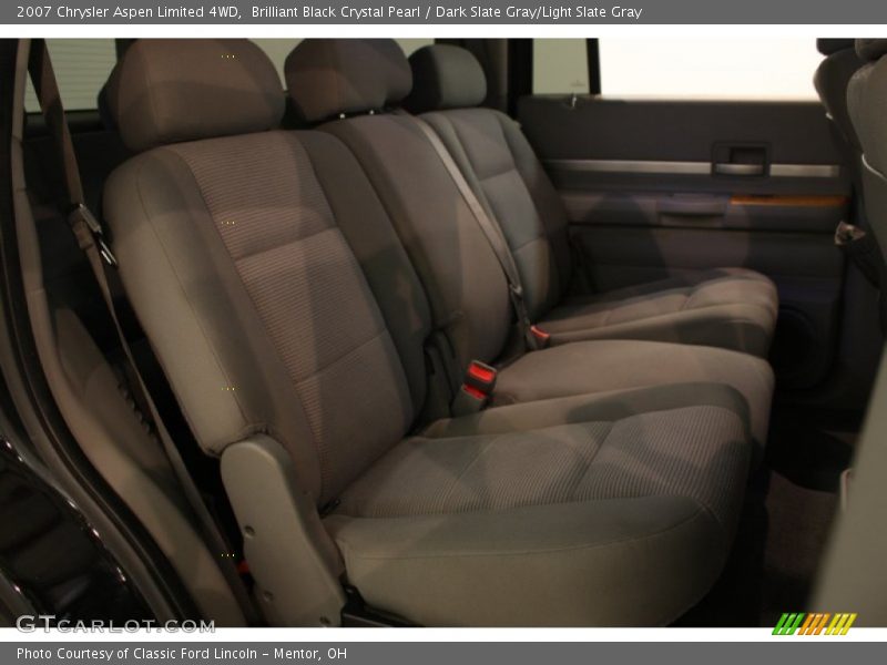 Brilliant Black Crystal Pearl / Dark Slate Gray/Light Slate Gray 2007 Chrysler Aspen Limited 4WD